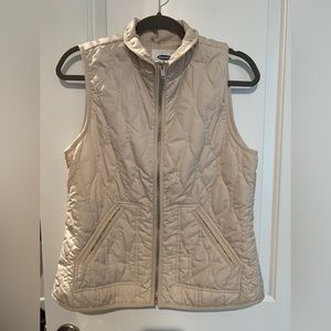 Beige vest, used, good condition